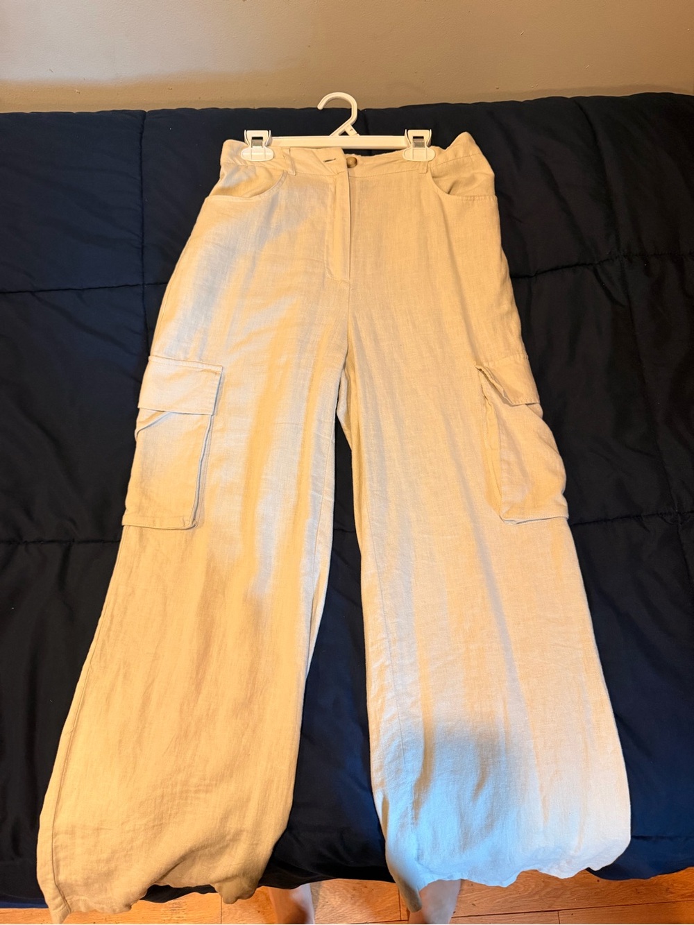 Linen Cargo Pants